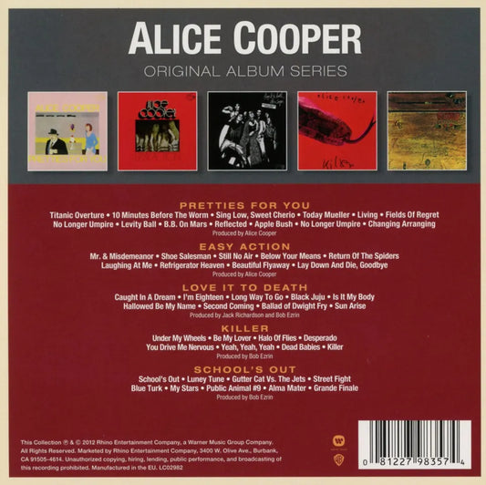 Alice Cooper - Original Album Series (5CD)